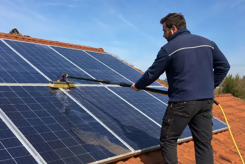 Nettoyage et entretien de panneaux solaires à la Chapelle-Saint-Maurice